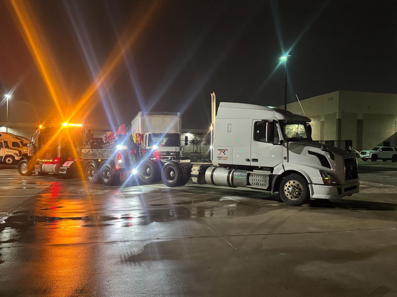 Accident recovery towing